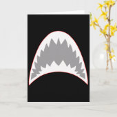 Shark Mouth Jaw Lazy Easy Costume For Halloween Pa カード (黄色い花)