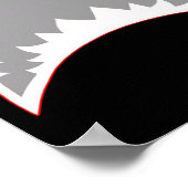 Shark Mouth Jaw Lazy Easy Costume For Halloween Pa ポスター (角)