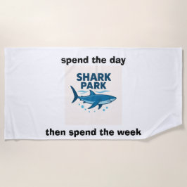 shark park beach towel ビーチタオル