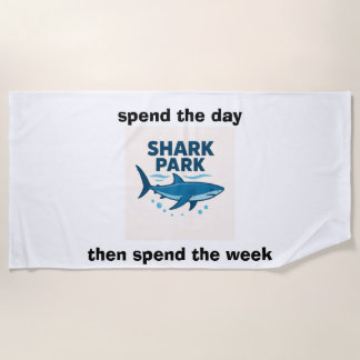 shark park beach towel ビーチタオル