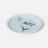 Shark partryパーティー供給 – 紙プレート ペーパープレート (アングル)
