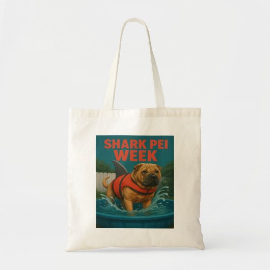 Shark Pei Week:バックヤード・テロ トートバッグ (正面)