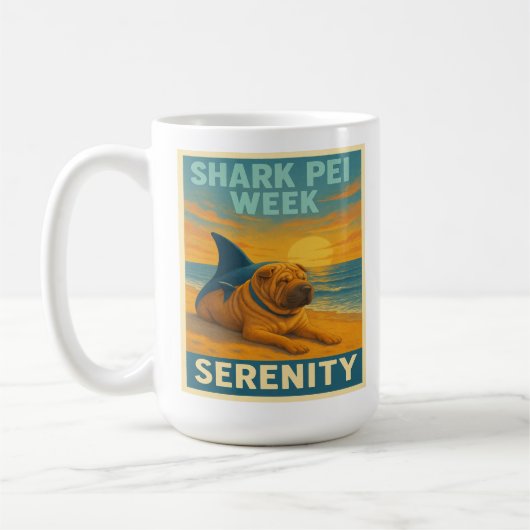 Shark Pei Week: Serenity コーヒーマグカップ (左)