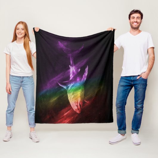 Shark Pride フリースブランケット (インサイチュ)