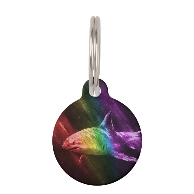 Shark Pride ペット　ネームタグ (正面)