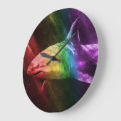 Shark Pride ラージ壁時計 (傾斜)