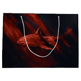Shark Red ラージペーパーバッグ