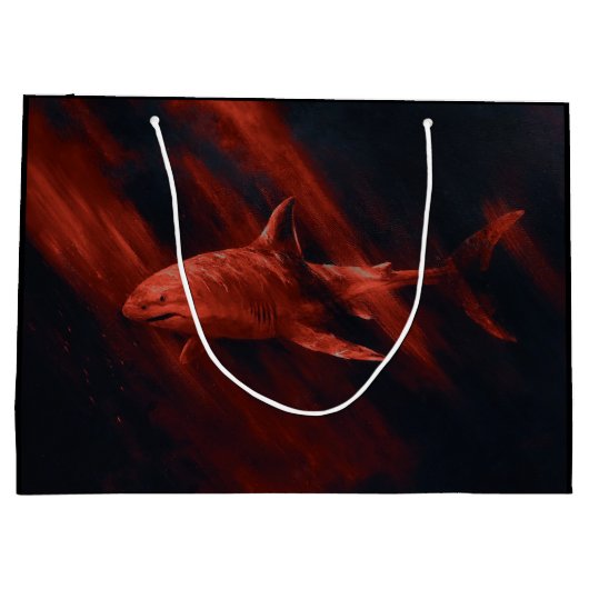 Shark Red ラージペーパーバッグ (裏面)