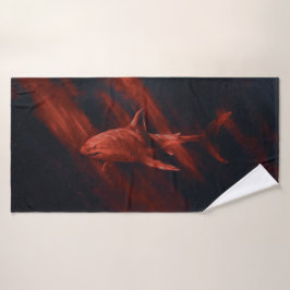 Shark Red 30 X 60 Bath Towel バスタオル