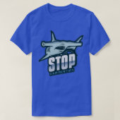 Shark Sayings Funny Stop Hammertime  Tシャツ (デザイン正面)