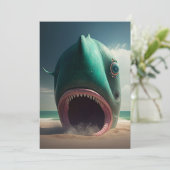 Shark sculpture on the beach シーズンカード (スタンド正面)