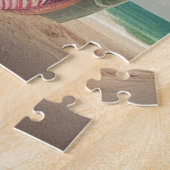 Shark sculpture on the beach ジグソーパズル (側面)