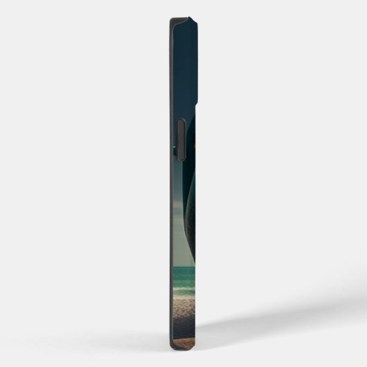 Shark sculpture on the beach Case-Mate iPhoneケース (裏面 / 右)