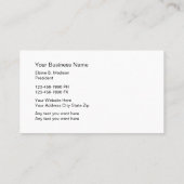 Shark Silhouetteの名刺 名刺 (裏面)