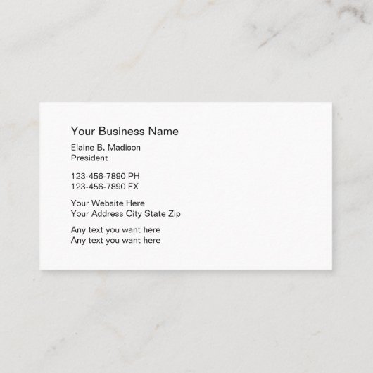 Shark Silhouetteの名刺 名刺 (裏面)