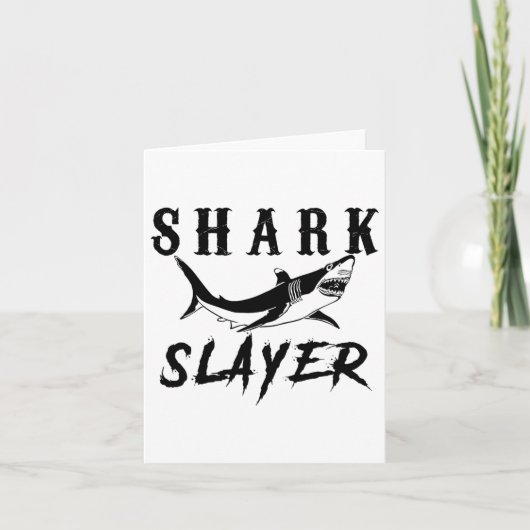 Shark Slayer Shark Fishing And Salt Water Anglers  カード (正面)