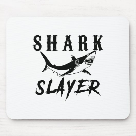 Shark Slayer Shark Fishing And Salt Water Anglers  マウスパッド (正面)
