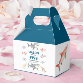 Shark Splash 5th Birthday Party | Cute Ocean Kids フェイバーボックス