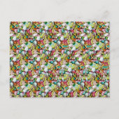 Shark Stereogram Hidden 3D Magic Eye - No Envelope ポストカード (正面)