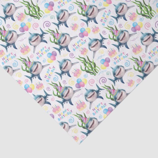 Shark Tissue Paper in White 薄葉紙 (詳細)