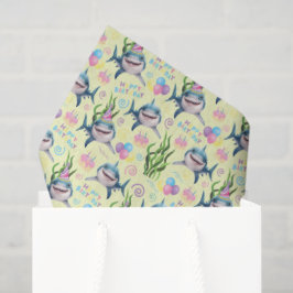 Shark Tissue Paper in Yellow 薄葉紙