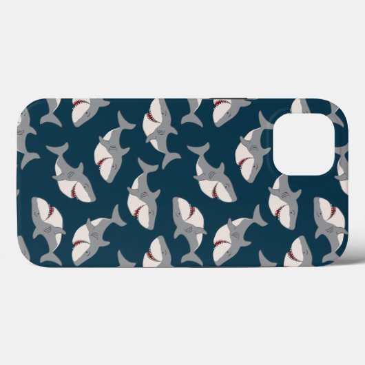 Shark Week Pattern Iphoneケースカバー Case-Mate iPhoneケース (裏面 (横))