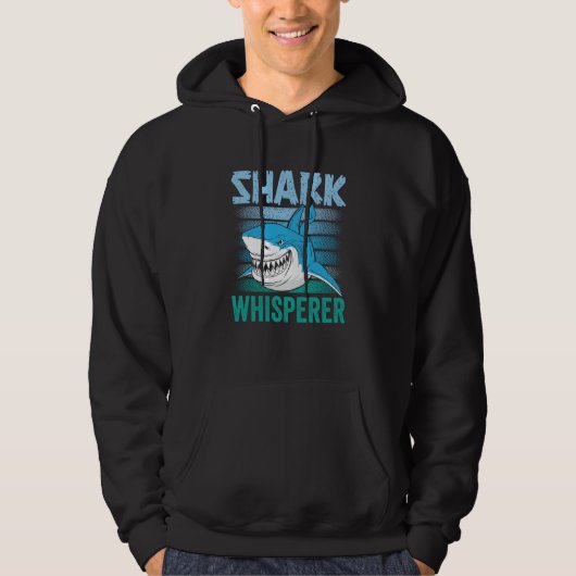 Shark Whisperer Animal Sharks Teeth パーカ (正面)