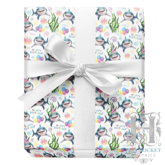 Shark Wrapping Paper ラッピングペーパー
