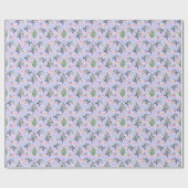 Shark Wrapping Paper in Purple ラッピングペーパー (フラット)