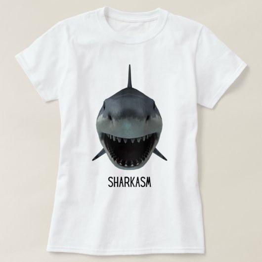 sharkasm tシャツ (デザイン正面)
