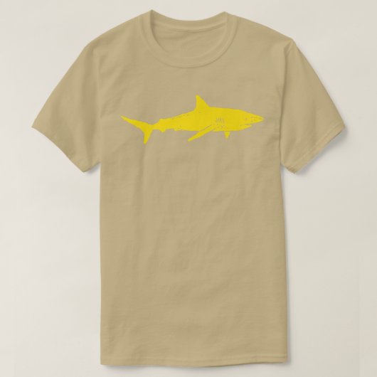 SharkBlack & Yellow SharkSharkギフトYellow Shark Tシャツ (デザイン正面)