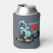 #SharkCat Loves You -クーラーボックス 缶クーラー (缶正面)