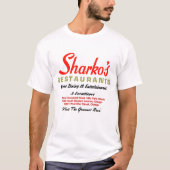 Sharko's Restaurants, 3場所，イリノイ Tシャツ (正面)