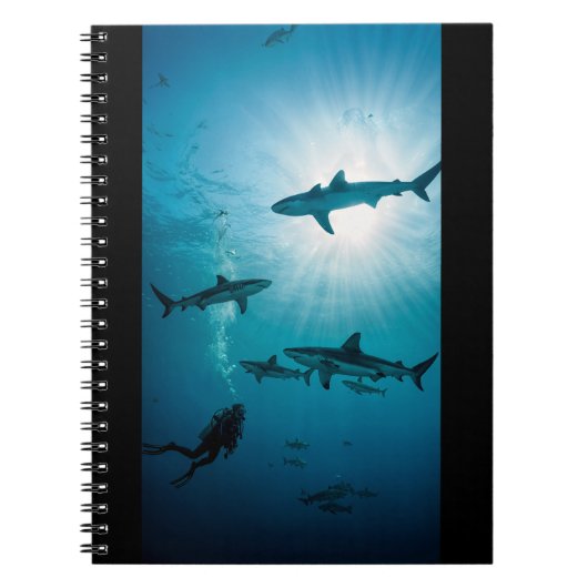 Sharks and Diver ノートブック (正面)