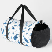 Sharks & Manta Rays|Ocean Art Design ダッフルバッグ (右コーナー)