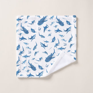 Sharks & Manta Rays｜Ocean Art Design バスタオルセット