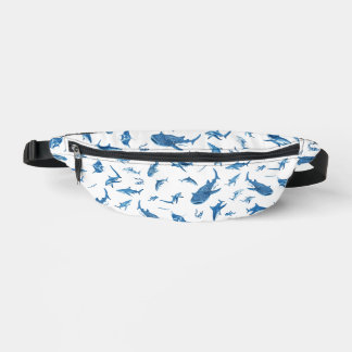 Sharks & Manta Rays｜Ocean Art Design ファニーパック