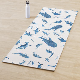 Sharks & Manta Rays|Ocean Art Design ヨガマット
