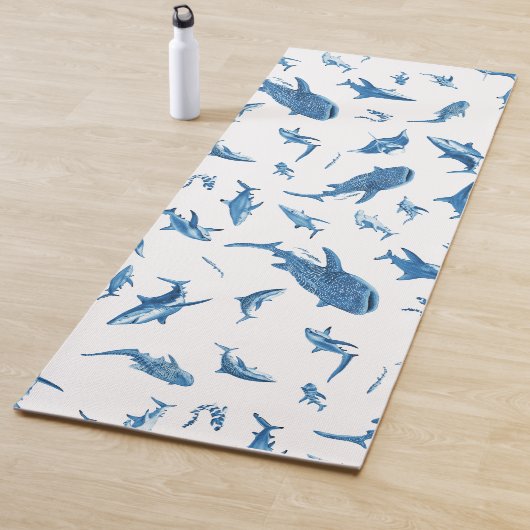 Sharks & Manta Rays|Ocean Art Design ヨガマット (インサイチュ)