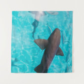SHARKS ON BODY OF WATER タペストリー (正面(横))