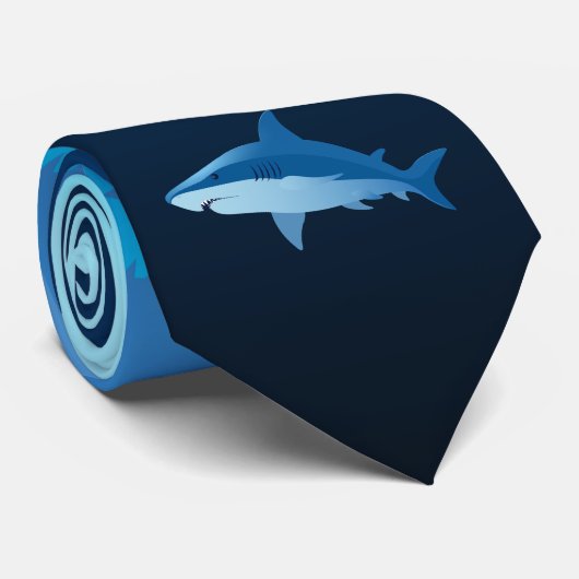 Sharks swimming ネクタイ (ロール)