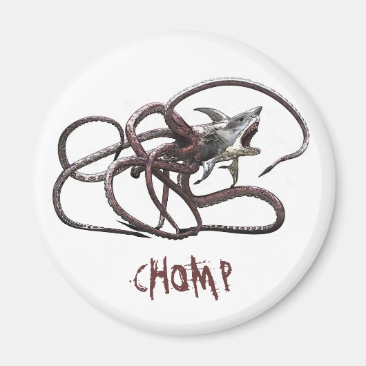 Sharktopus CHOMPマグネット マグネット (正面)