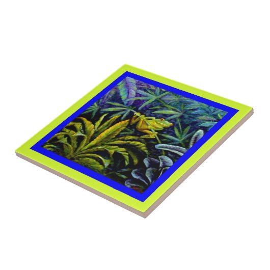 sharlesによる目が赤い金アマガエル タイル (側面)