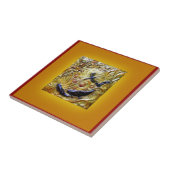 Sharles著トンボのアールヌーボーの青銅 タイル (側面)