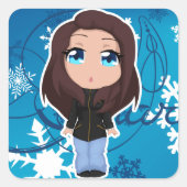 Sharmホリデーシール スクエアシール (正面)