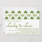 Sharmockおよびハートのブライダルシャワー招待状 招待状 (正面)