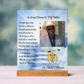 Sharners Mason Memorial写真 アクリルサイン (ニュートラル)