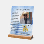 Sharners Mason Memorial写真 アクリルサイン (傾斜)