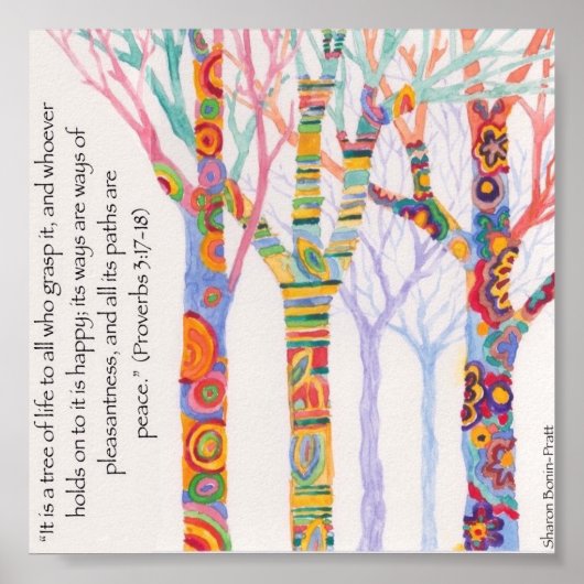 Sharon Bonin-Prattによる木のポスター ポスター (正面)