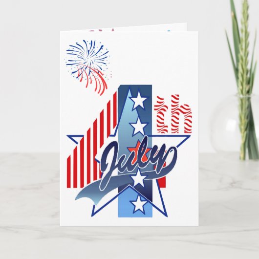 SHARON SHARPEによる7月4日の誕生日 カード (正面)